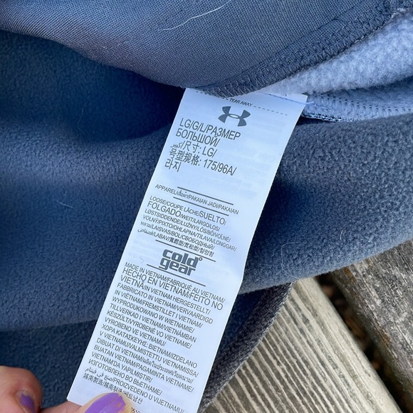 New Under Armour Men's Swacket Full-Zip Hoodie,Steel /Reflective - Picture 10 of 11